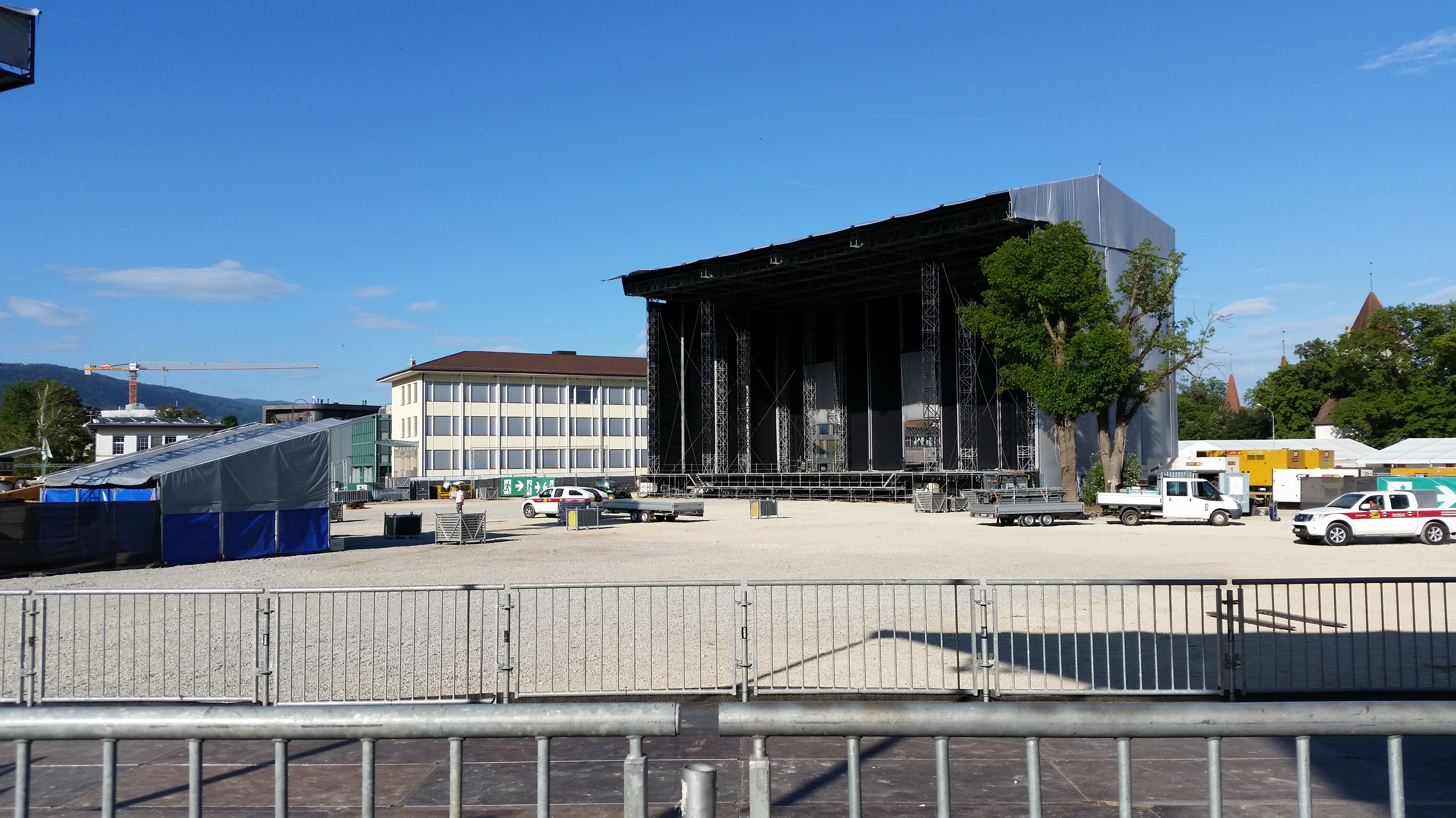 Andamio visto desde dentro